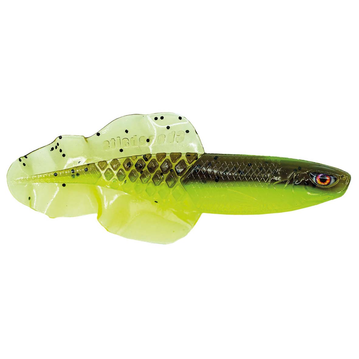 chasebaits - Flacid Shad - Lime Tiger
