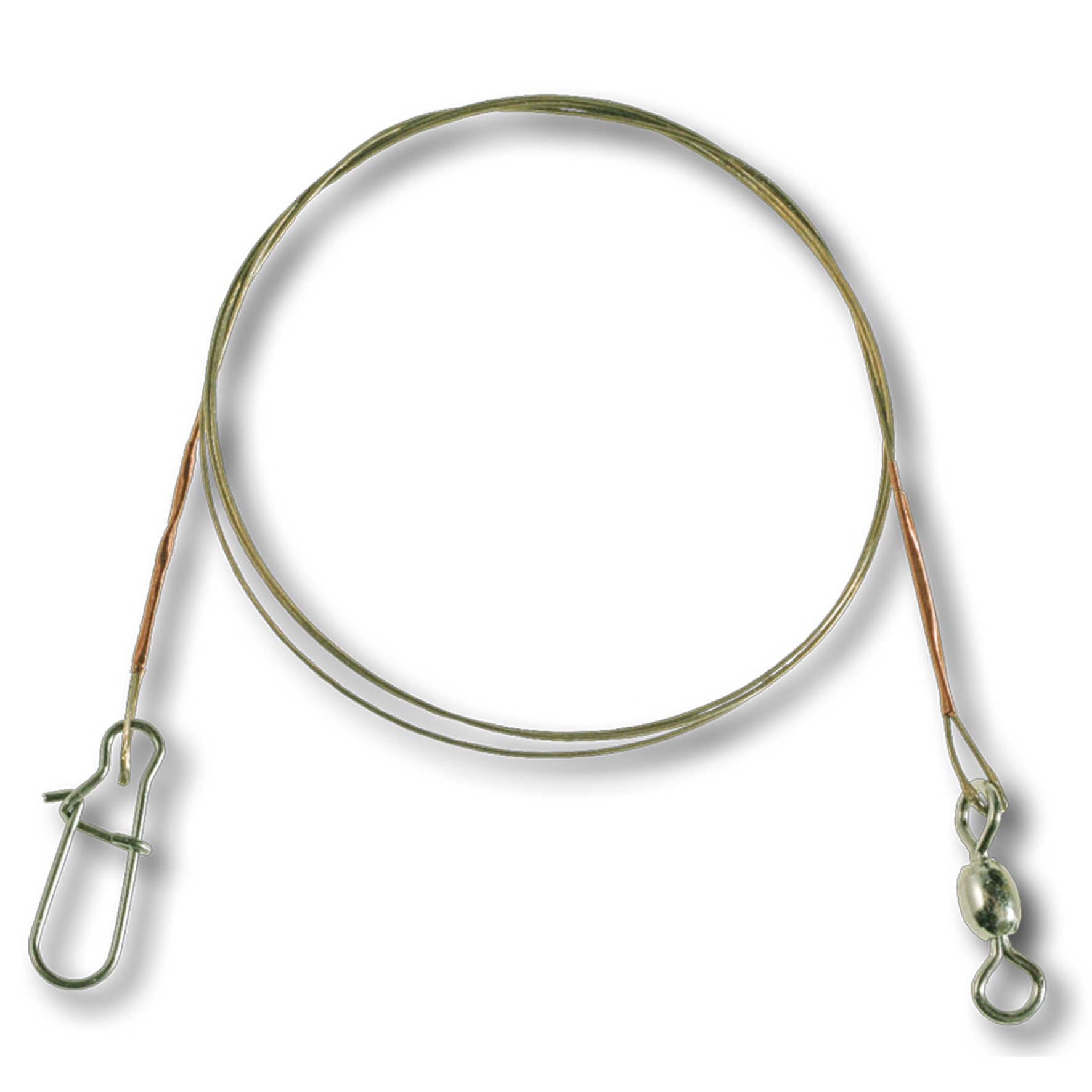 CLIMAX - Flexsteel Leader 1x19 mit Karabiner und Wirbel