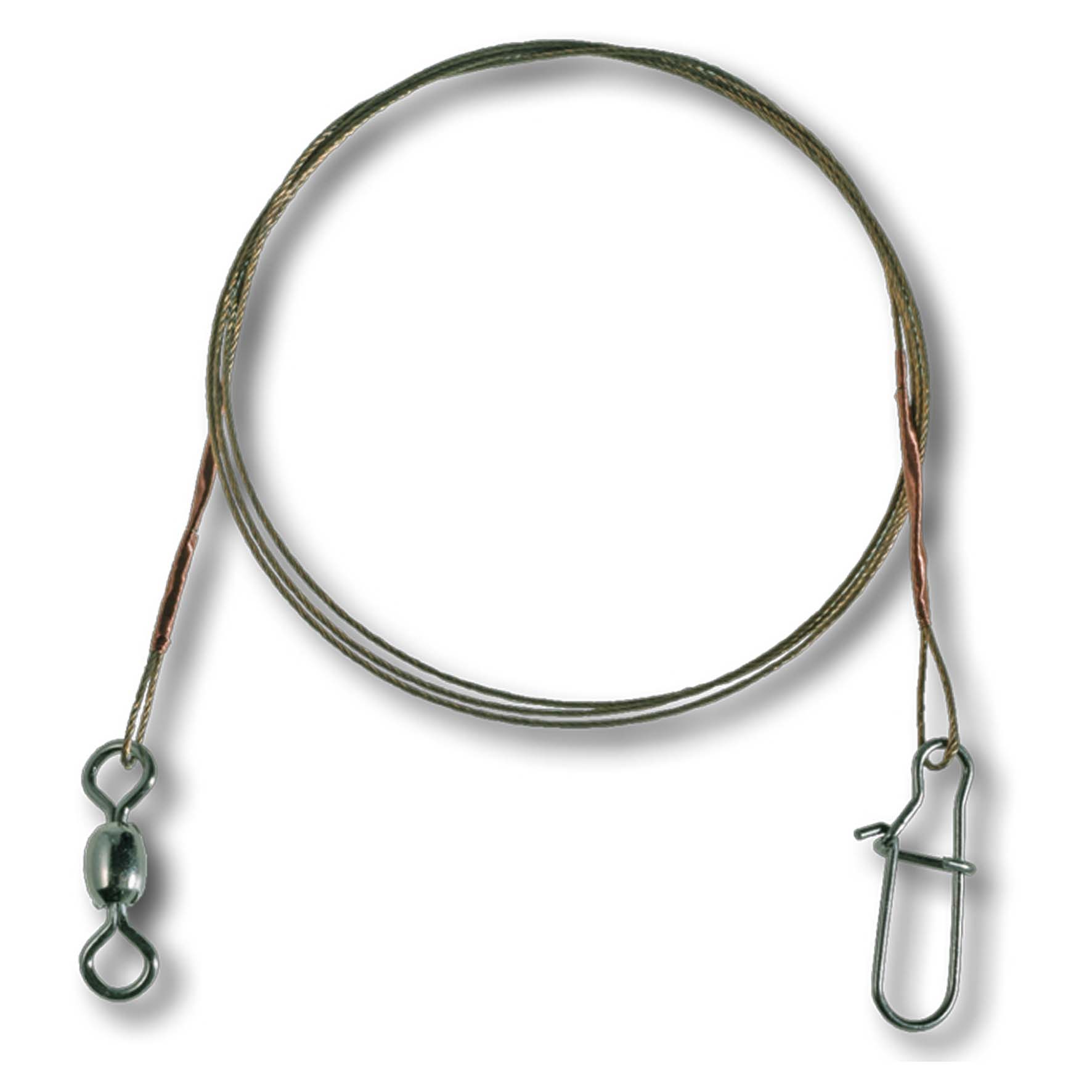 CLIMAX - Flexsteel Leader 7x7 mit Karabiner und Wirbel