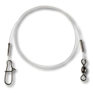 CLIMAX - Fluorocarbon Leader mit Karabiner und Wirbel