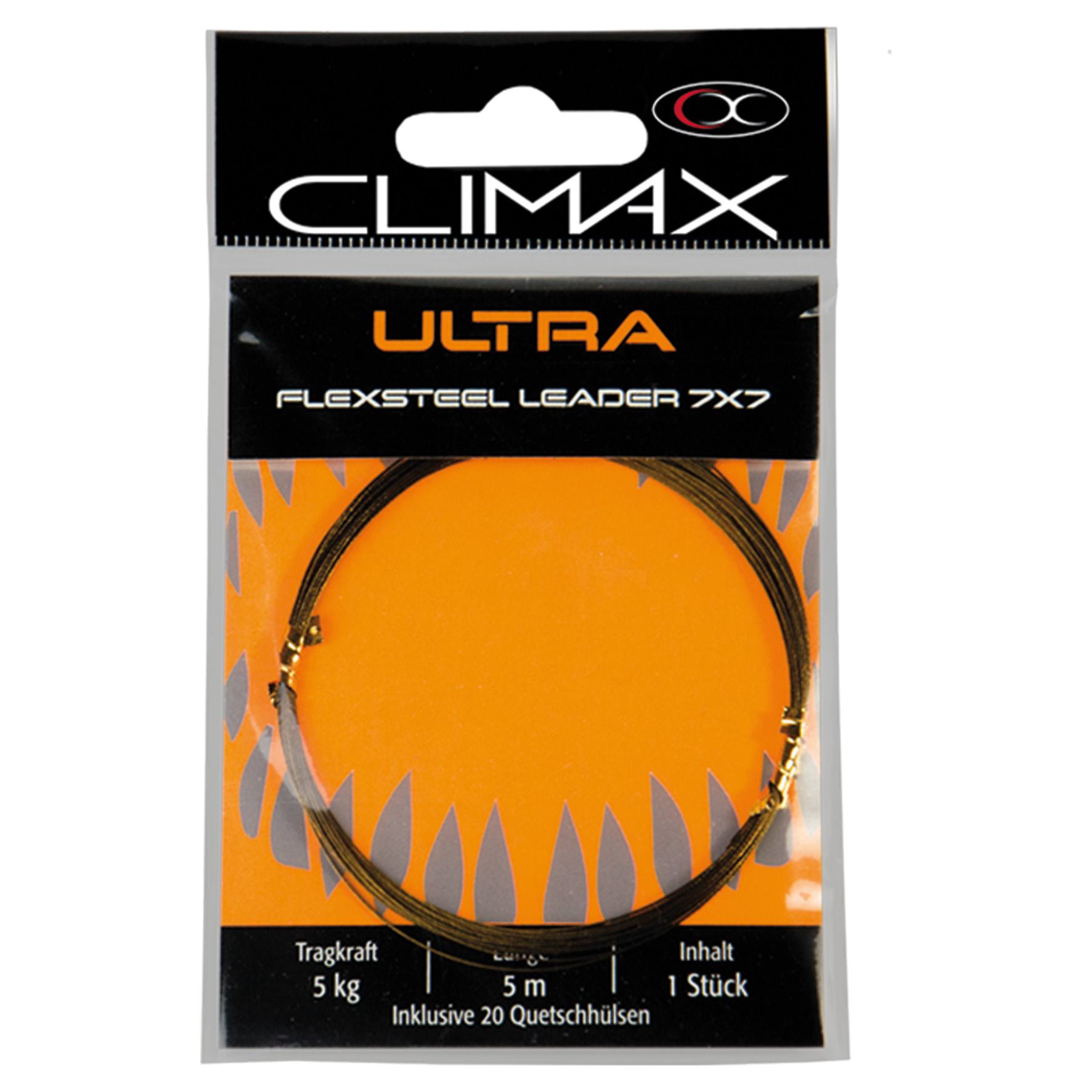 CLIMAX - Flexsteel Leader 7x7 inkl. Quetschhülsen / 5m – Bild 2