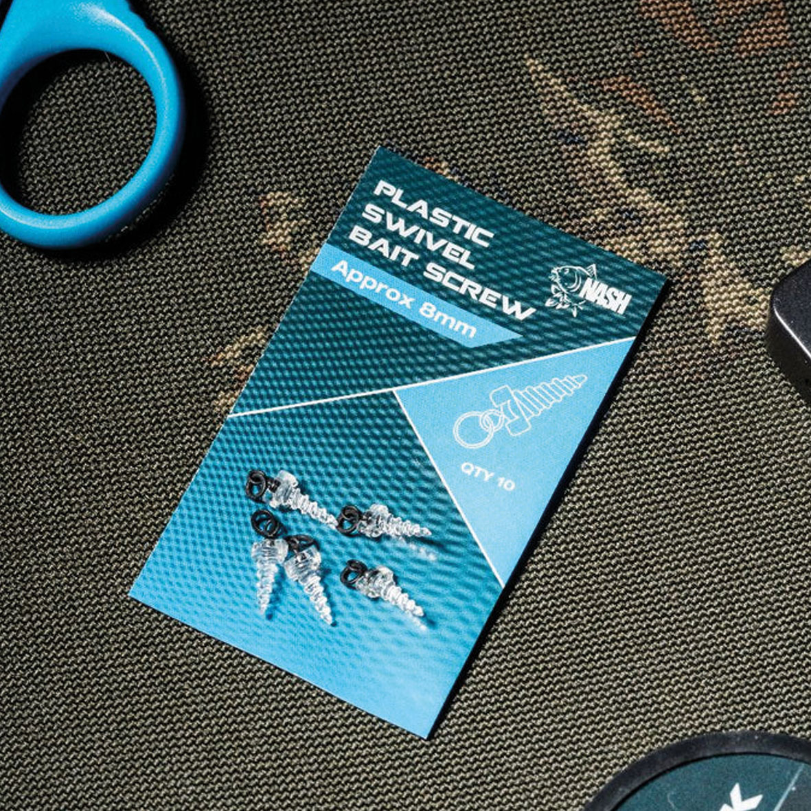 NASH - Plastic Swivel Bait Screw (versch. Größen) – Bild 2