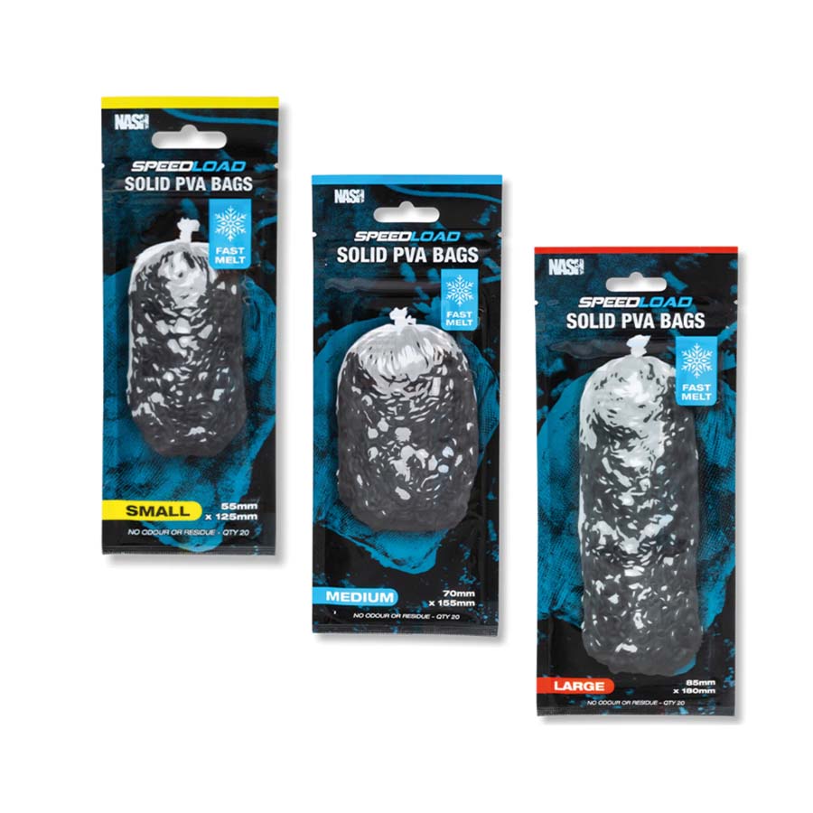 NASH - Speedload Solid PVA Bags (versch. Größen/Slow&Fast Melt) – Bild 3